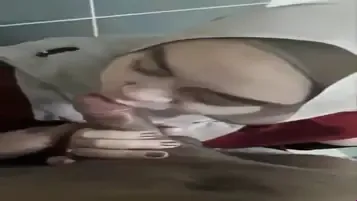 Disepongin Pacar Berhijab Alim Tapi Ganas